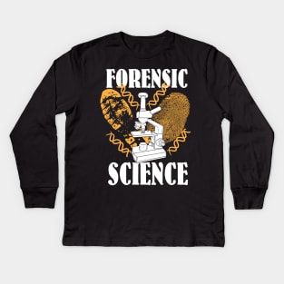 FORENSIC SCIENCE Crime Kids Long Sleeve T-Shirt